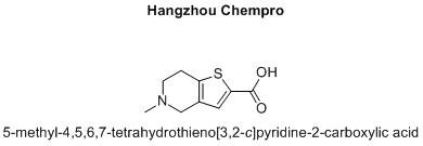 5-methyl-4,5,6,7-tetrahydrothieno[3,2-c]pyridine-2-carboxylic acid