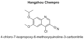 4-chloro-7-isopropoxy-6-methoxyquinoline-3-carbonitrile