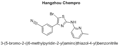 3-(5-bromo-2-((6-methylpyridin-2-yl)amino)thiazol-4-yl)benzonitrile