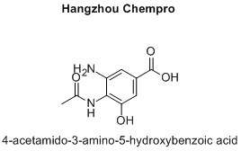 4-acetamido-3-amino-5-hydroxybenzoic acid