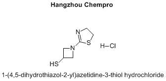 1-(4,5-dihydrothiazol-2-yl)azetidine-3-thiol hydrochloride