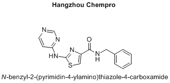 N-benzyl-2-(pyrimidin-4-ylamino)thiazole-4-carboxamide