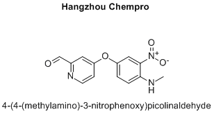 4-(4-(methylamino)-3-nitrophenoxy)picolinaldehyde