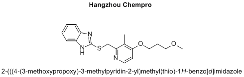 2-(((4-(3-methoxypropoxy)-3-methylpyridin-2-yl)methyl)thio)-1H-benzo[d]imidazole