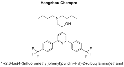 1-(2,6-bis(4-(trifluoromethyl)phenyl)pyridin-4-yl)-2-(dibutylamino)ethanol