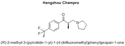 (R)-2-methyl-3-(pyrrolidin-1-yl)-1-(4-(trifluoromethyl)phenyl)propan-1-one