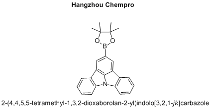 2-(4,4,5,5-tetramethyl-1,3,2-dioxaborolan-2-yl)indolo[3,2,1-jk]carbazole