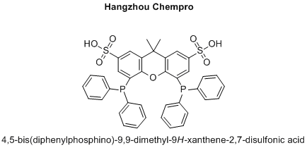 4,5-bis(diphenylphosphino)-9,9-dimethyl-9H-xanthene-2,7-disulfonic acid