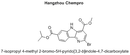 7-isopropyl 4-methyl 2-bromo-5H-pyrido[3,2-b]indole-4,7-dicarboxylate