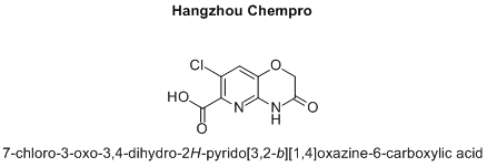 7-chloro-3-oxo-3,4-dihydro-2H-pyrido[3,2-b][1,4]oxazine-6-carboxylic acid