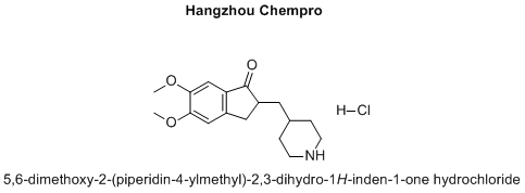 5,6-dimethoxy-2-(piperidin-4-ylmethyl)-2,3-dihydro-1H-inden-1-one hydrochloride