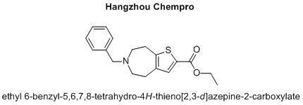 ethyl 6-benzyl-5,6,7,8-tetrahydro-4H-thieno[2,3-d]azepine-2-carboxylate