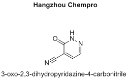 3-oxo-2,3-dihydropyridazine-4-carbonitrile