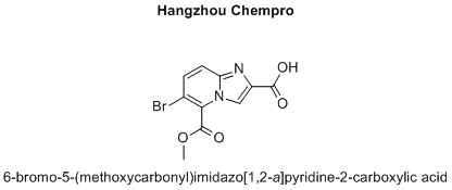 6-bromo-5-(methoxycarbonyl)imidazo[1,2-a]pyridine-2-carboxylic acid