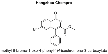 methyl 6-bromo-1-oxo-4-phenyl-1H-isochromene-3-carboxylate