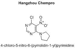 4-chloro-5-nitro-6-(pyrrolidin-1-yl)pyrimidine