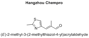 2-Propenal, 2-methyl-3-(2-methyl-4-thiazolyl)-, (E)-