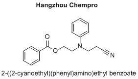 2-((2-cyanoethyl)(phenyl)amino)ethyl benzoate