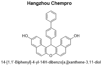 14-[1,1'-Biphenyl]-4-yl-14H-dibenzo[a,j]xanthene-3,11-diol